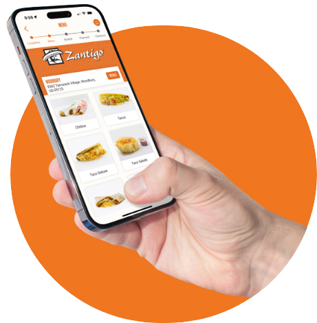 An example of the Zantigo App
