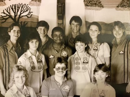 Vintage staff photo for the zantigo team